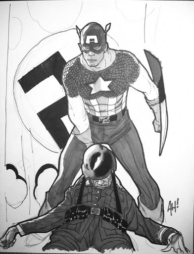 Captain America by Adam Hughes