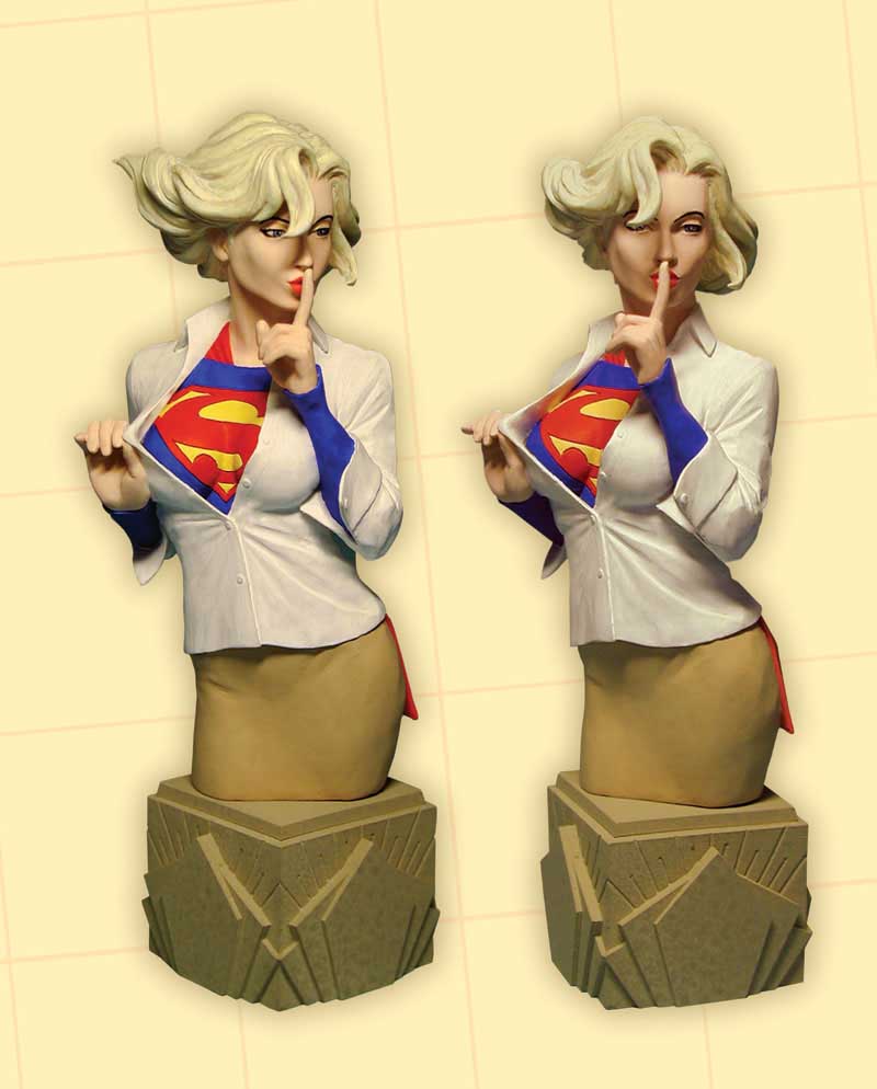 Supergirl bust