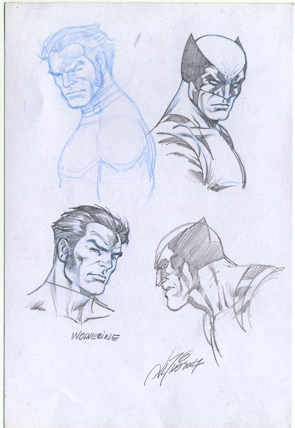 Wolverine Sketches by Al Rio