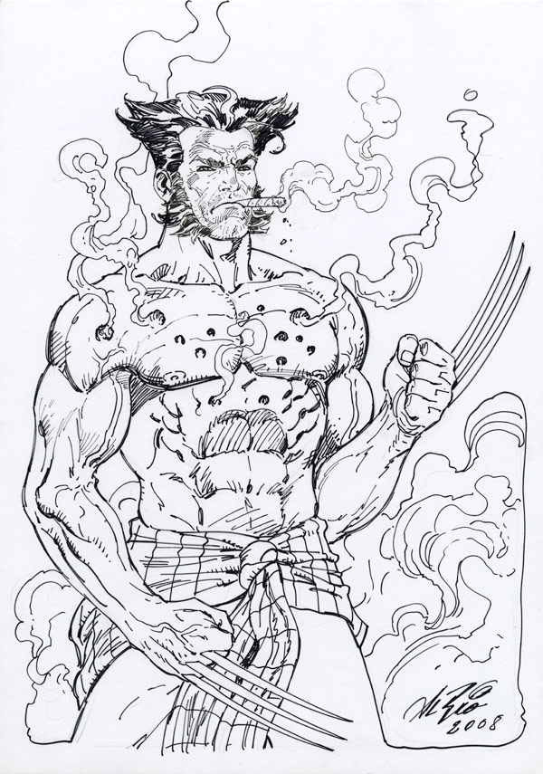WOLVERINE from X-Men by AL RIO