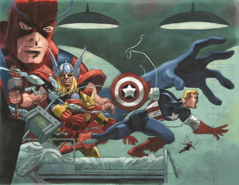 CAPTAIN AMERICA: WHITE #1 Preview 2 art by Tim Sale