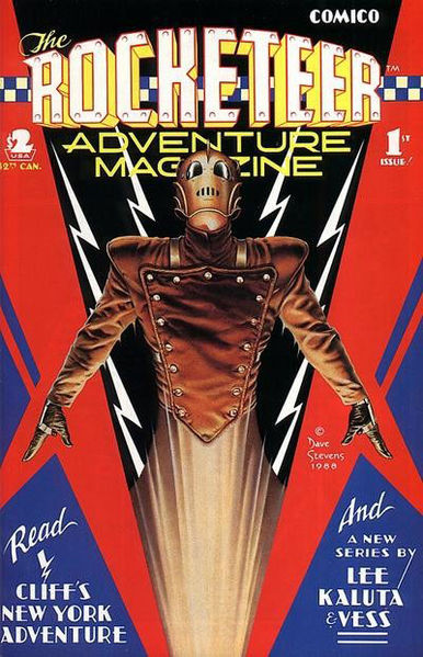 Rocketeer Adventure Magazine cover