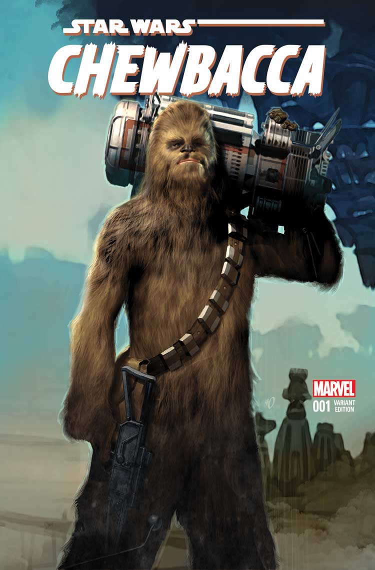 CHEWBACCA #1 variant cover by Ariel Olivetti
