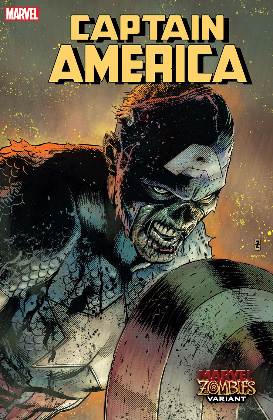CAPTAIN AMERICA 21 MARVEL ZOMBIES VARIANT by PATCH ZIRCHER