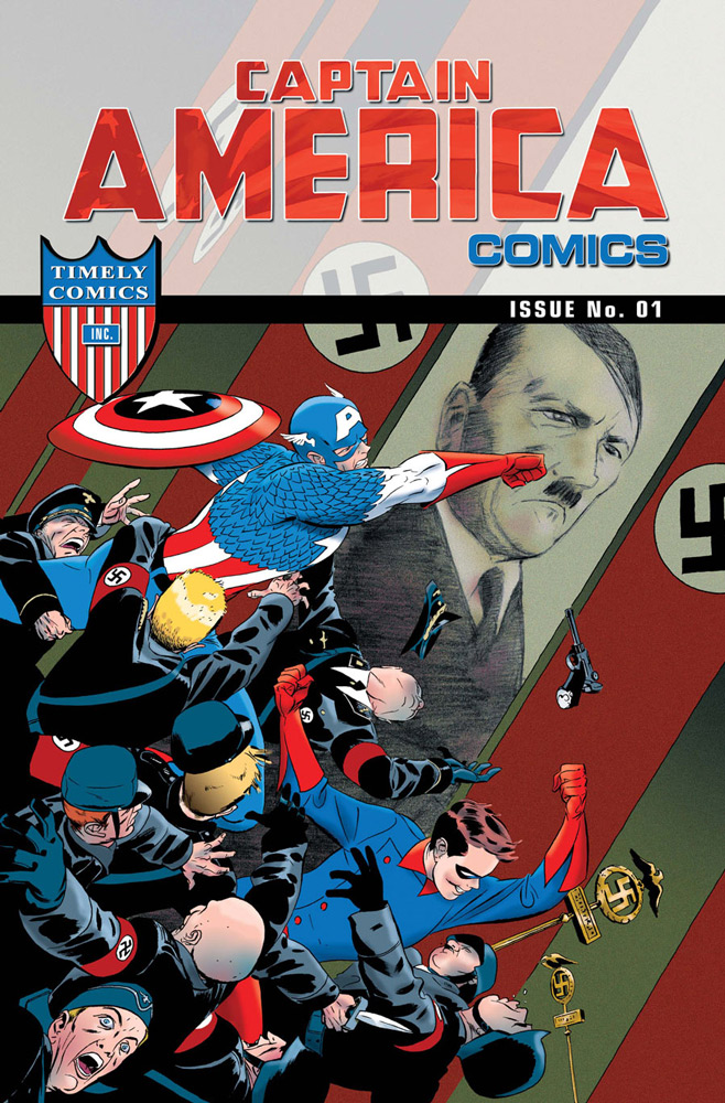 captain america comics on Captain America Comics 70th Anniversary  Marcos Mart  N M  Comic Art