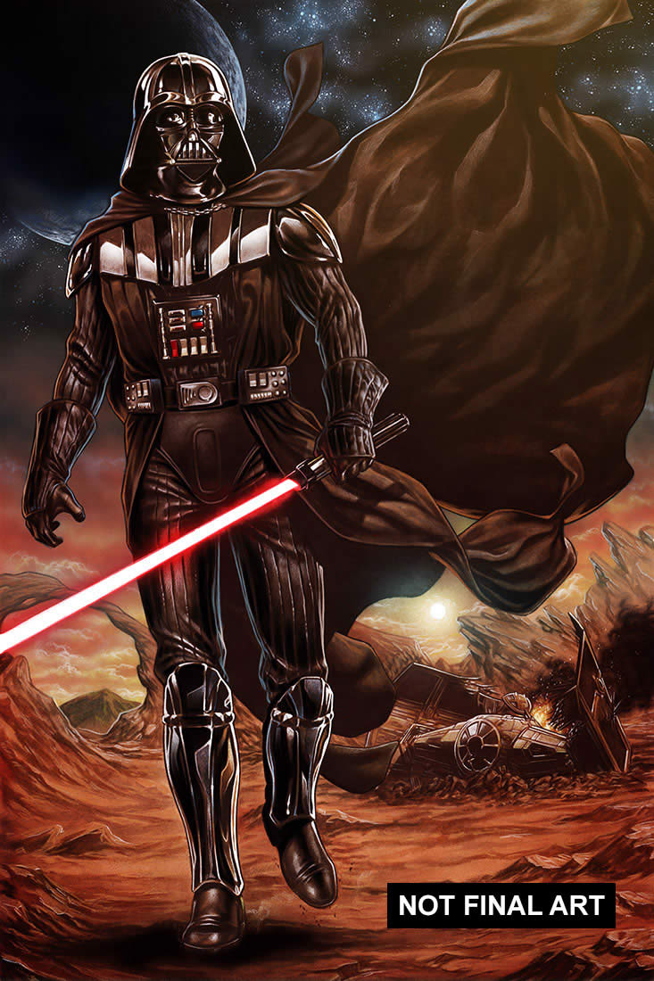 VADER DOWN #1 cover by Mark Brooks