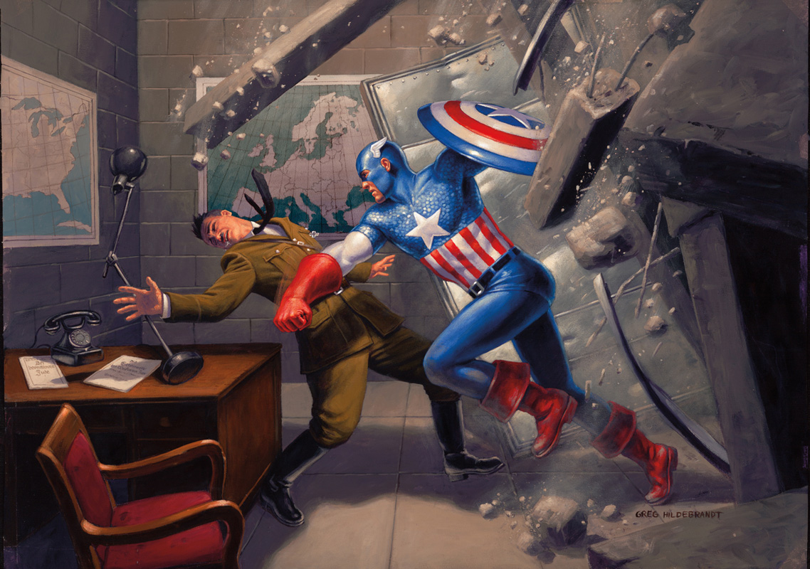 CAPTAIN AMERICA: STEVE ROGERS #1 Captain America 75th Anniversary Variant by GREG HILDEBRANT
