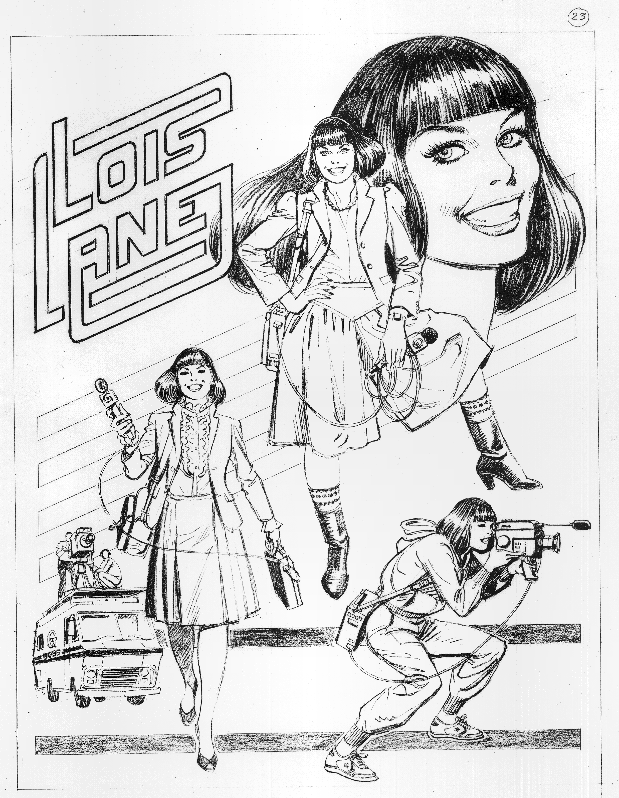 Lois Lane Cartoon