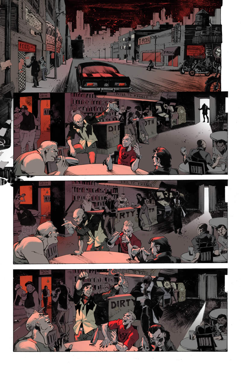 RED SKULL #1 preview 1 Art by LUCA PIZZARI