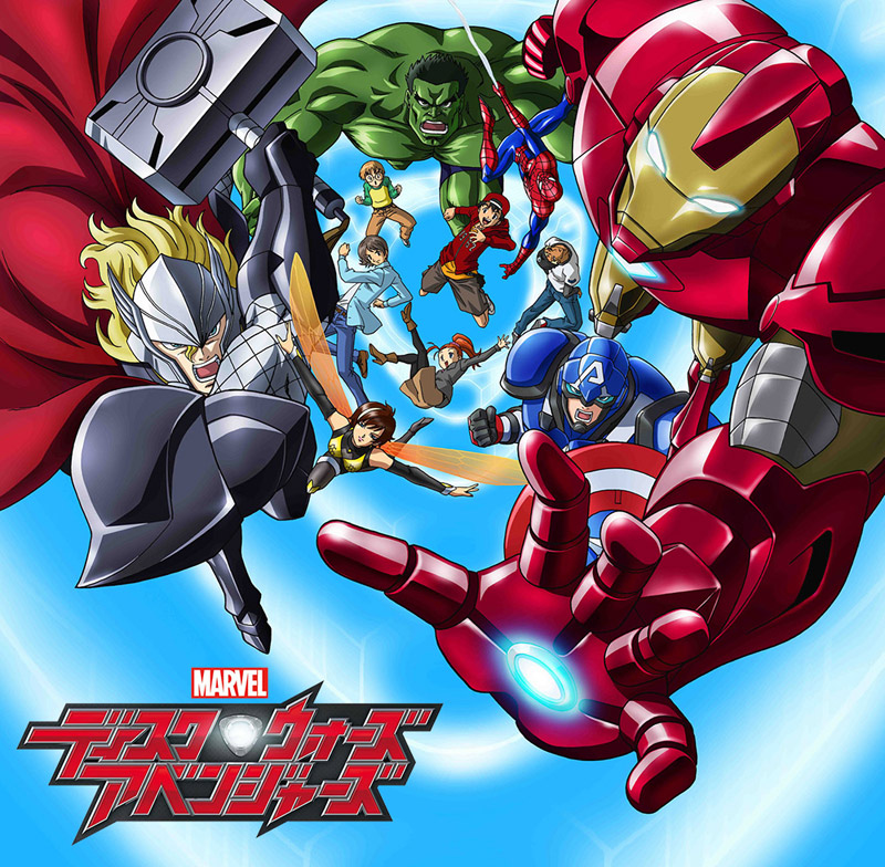 Toei Animation preview of Marvel Disk Wars: The Avengers