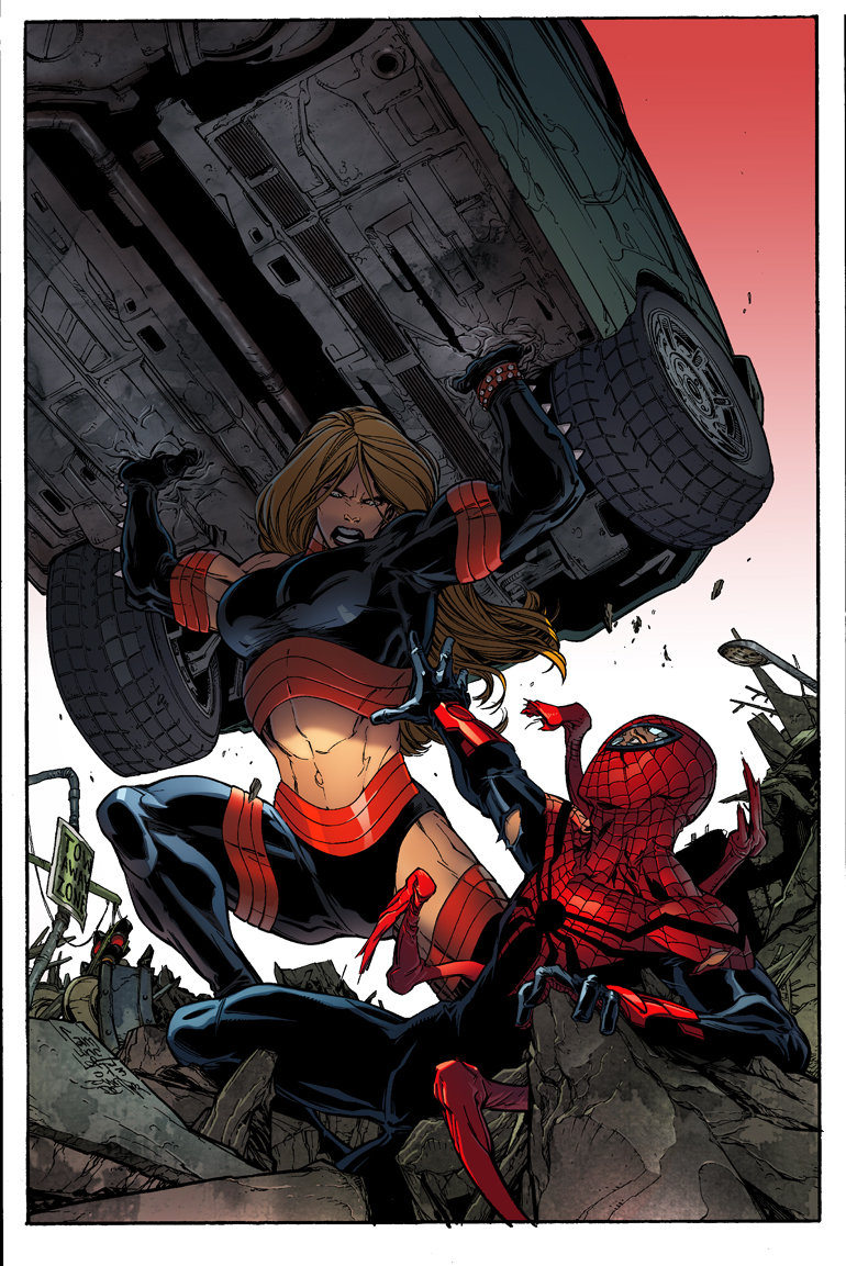 SUPERIOR SPIDER-MAN #21 cover by Humberto Ramos