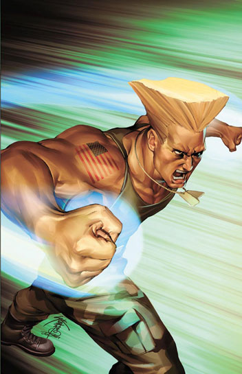 Street Fighter #4 (Power Foil Variant Cover)
