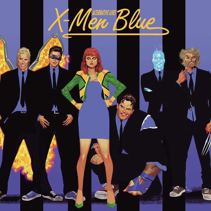X-Men Blue #11 – Marvel Rock Variant by DANIEL ACUNA
