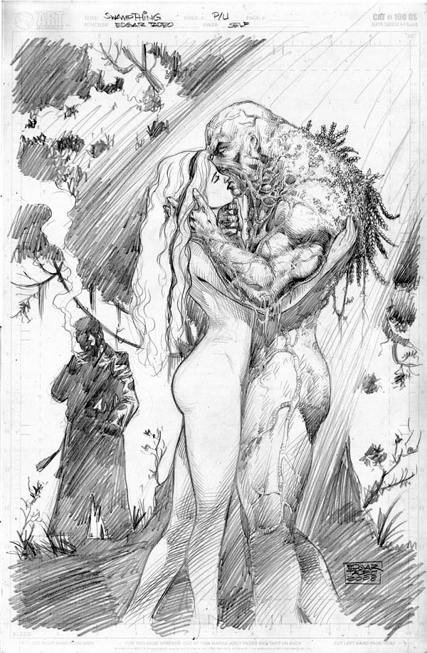 Swamp Thing & Abby - pencils