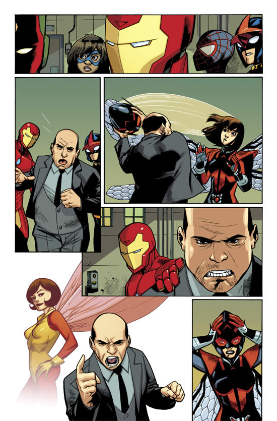 ALL-NEW, ALL-DIFFERENT AVENGERS #9 Preview 2 art by Mahmud A. Asrar