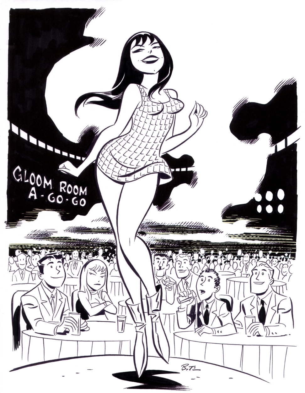 Mary Jane Go-Go Dancer by Bruce Timm