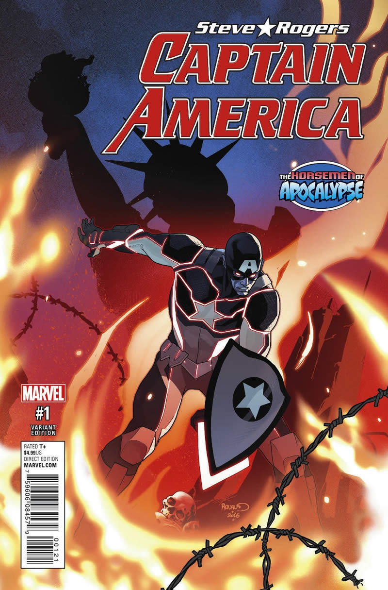 CAPTAIN AMERICA: STEVE ROGERS #1 Age of Apocalypse Variant Cover by PAUL RENAUD