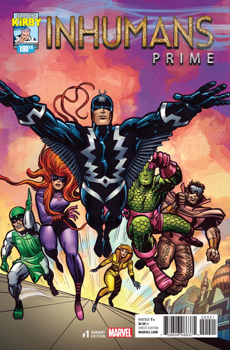 INHUMANS PRIME #1 100th ANNIVERSARY VARIANT by JACK KIRBY