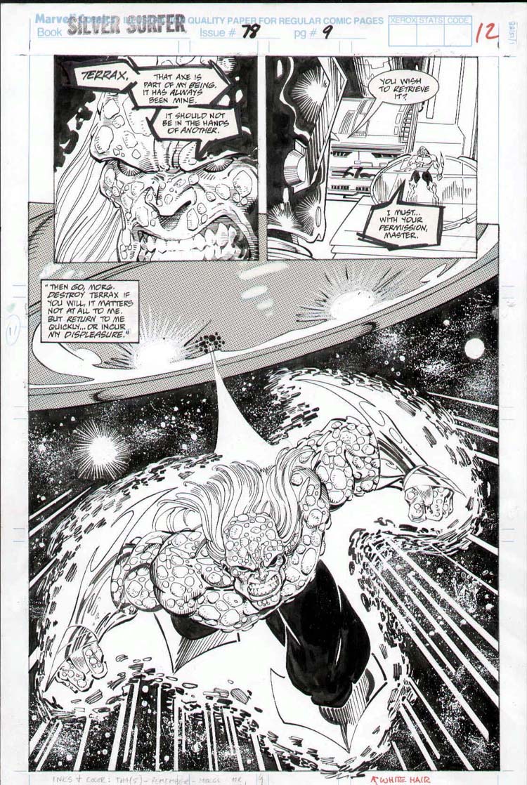 Ron Lim Silver Surfer # 78, page 9