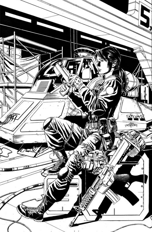 New Battlestar Galactica Season Zero Art #12 (Pencil)