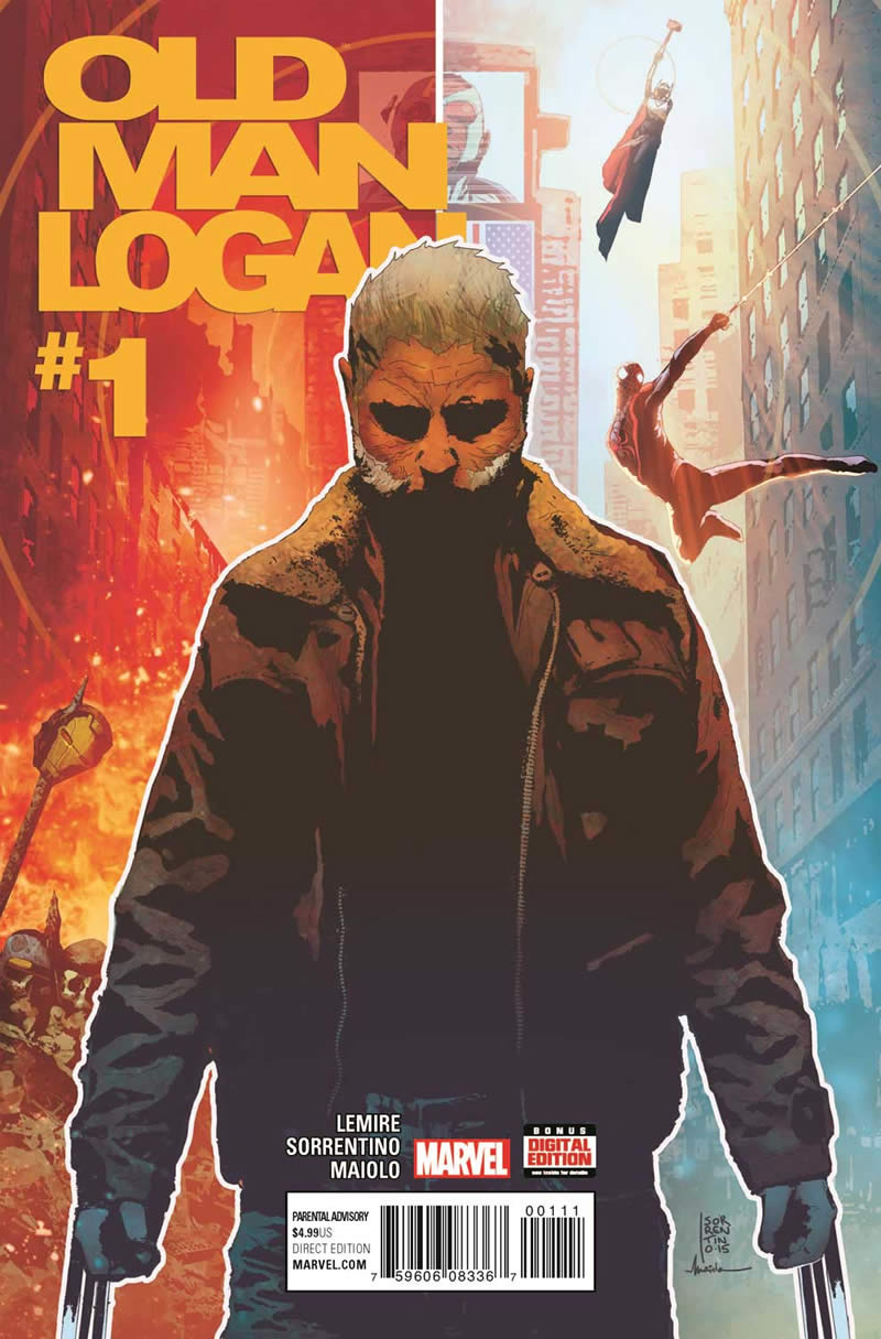 OLD MAN LOGAN #1 cover by Andrea Sorrentino