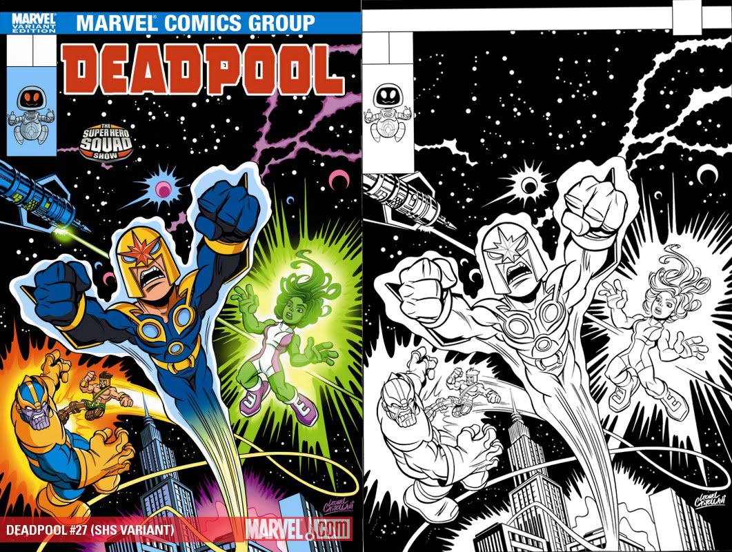 DeadPool #27 SUPER HERO SQUAD Variant