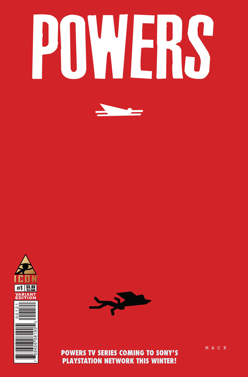 POWERS #1MACK VARIANT COVER