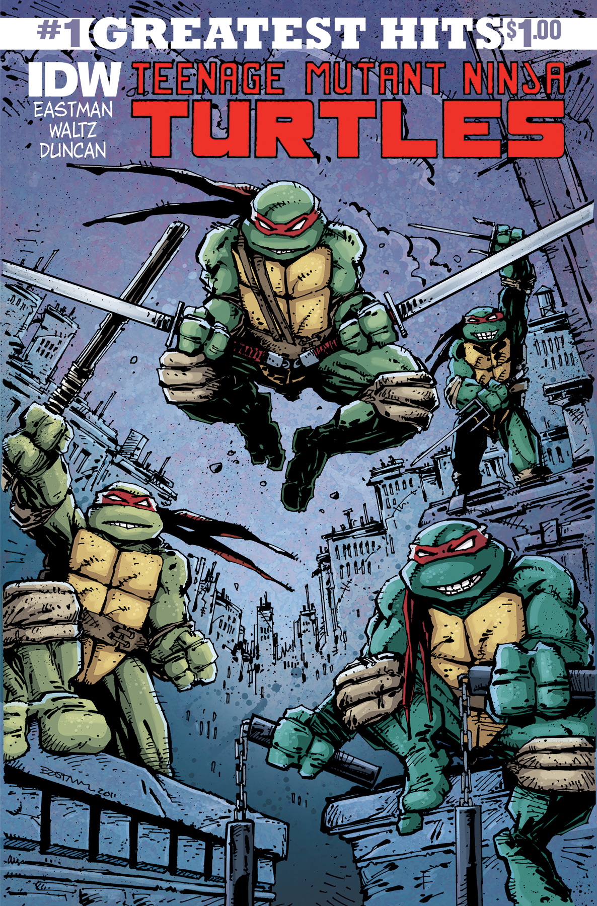 Teenage Mutant Ninja Turtles #1 IDW’s Greatest Hits Edition
