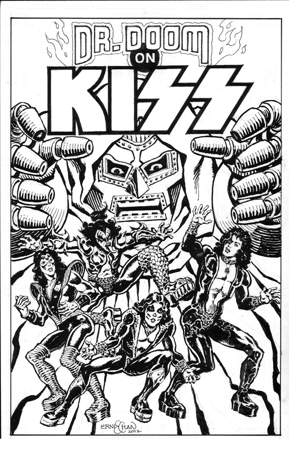 KISS Comic (1977) alternate Splash - ERNIE CHAN