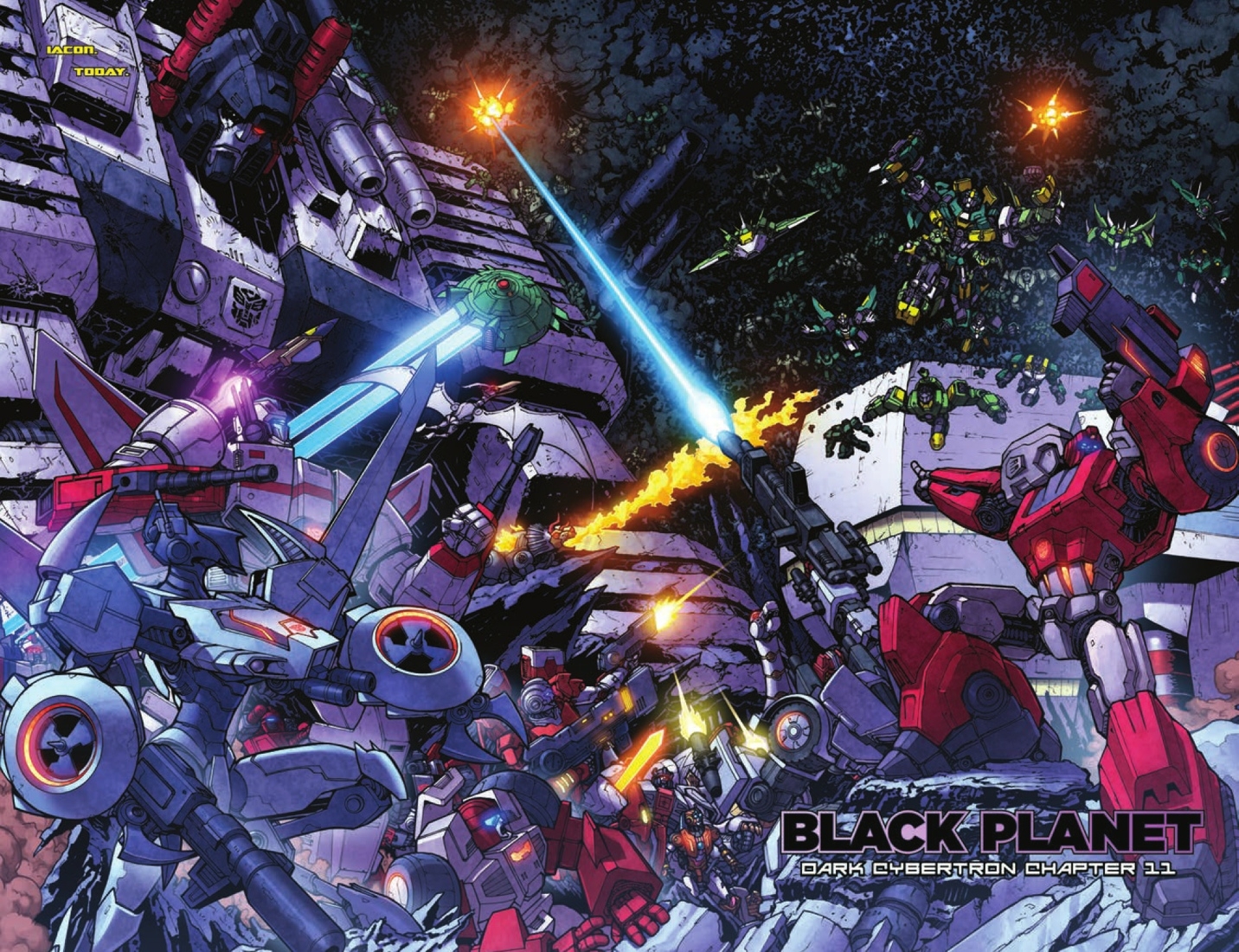 Transformers: Robots in Disguise #27: Dark Cybertron splash