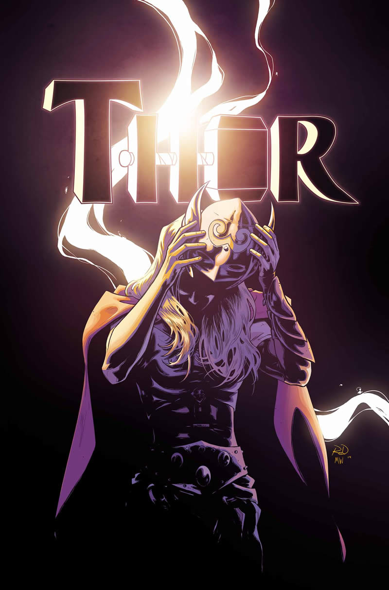 THOR #8 cover by Russell Dauterman