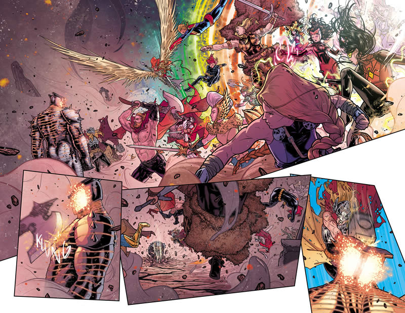 THOR #8 Preview 1 art by Russell Dauterman