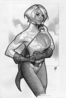 Power Girl Sketch