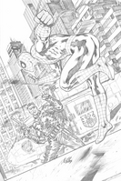 Spider-man and Nick Fury by Al Rio