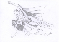 Superman and Lois Lane by Al Rio
