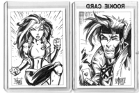 Rogue Gambit sketch cards