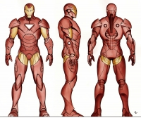 Iron Man Extremis Statue Designs