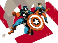 Captain America: White Wallpaper