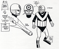 Space Ghost Model Sheet - Cyclo