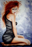 Redhead Pinup - Eros Art by Maia