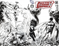 JLA #50 cover by Gerry Acerno