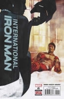 INTERNATIONAL IRON MAN #5 cover by Alex Maleev