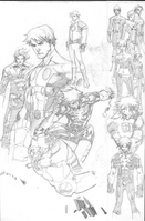 Legion of Super-Heroes sketch