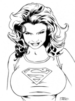 Bad Supergirl by Kirk Lindo