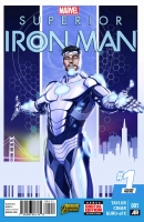 SUPERIOR IRON MAN #1 SECOND PRINTING VARIANT COVER
