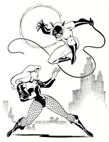 Black Canary & Catwoman