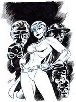 Power Girl by Bruce Timm
