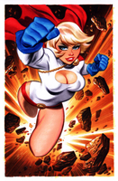 Power Girl by Bruce Timm