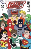 JLA #50 cover by Fred Hembeck
