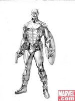 Captain America's new Costume by Alex Ross